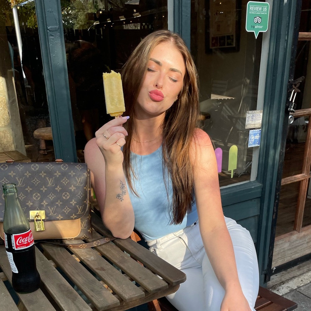 Light Blue Ribbed Light Blue Bodysuit